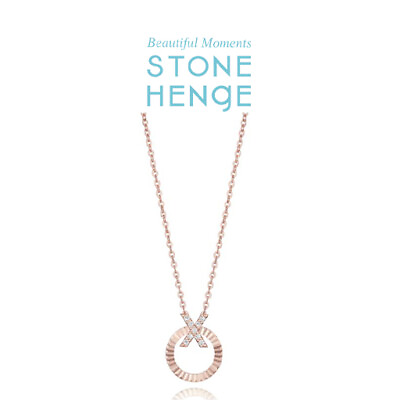 #ad Stonehenge XOXO 14K Necklace U0077 Female Jewelry