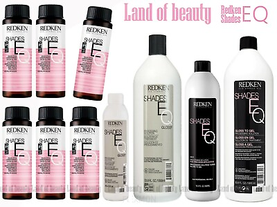 #ad Redken Shades EQ Gloss Demi Hair color 2oz or Solution 8oz 1L ☆Choose Yours