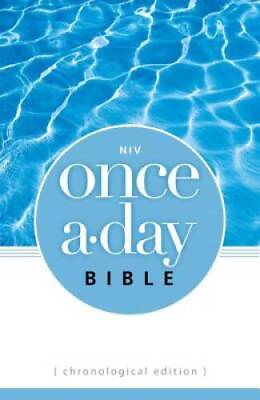 #ad NIV Once A Day Bible: Chronological Edition Paperback Paperback GOOD