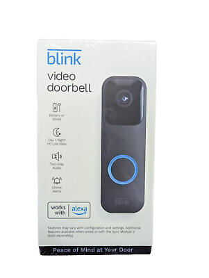 #ad Blink Wired Battery Operated Outdoor Smart Wi Fi Video Doorbell