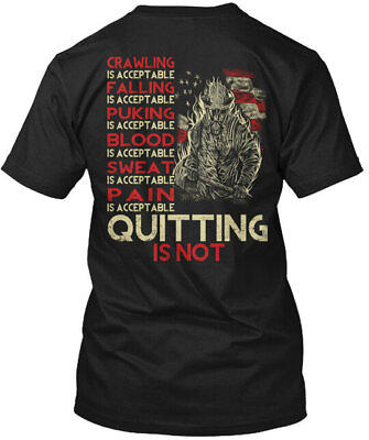 #ad Firefighters quitting Firefighter Crawiling Os T Shirt Made in USA Size S to 5XL