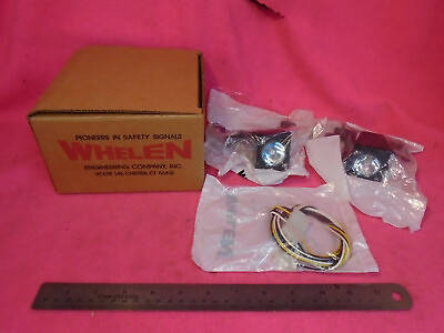 #ad NEW Whelen MR11 Alley Halogen Light Kit 2 lights 02 0484458 00 02 0364429 000
