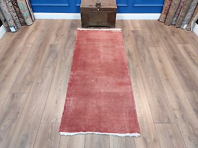 #ad Red Runner Rug Vitage Rug Floor Rug Antique Runner Rug Kitchen Rug 2.8x6.3ft