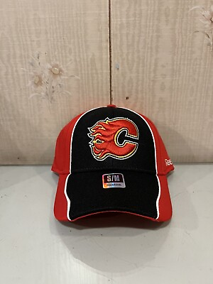 #ad Calgary Flames 2023 24 Reebok Hat New