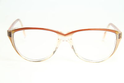 #ad BOURGEOIS LIBERTY Clear Orange Marble Women#x27;s Eyeglasses Optical Frame