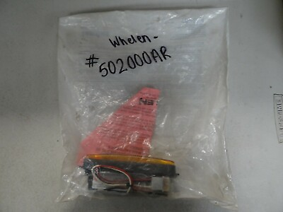 #ad Whelen PN: # 502000AR 500 Series Linear Strobe Amber New in Original Bag