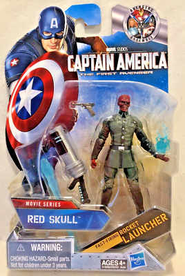 #ad Captain America The First Avenger Movie Series Red Skull Figure Hasbro 2011
