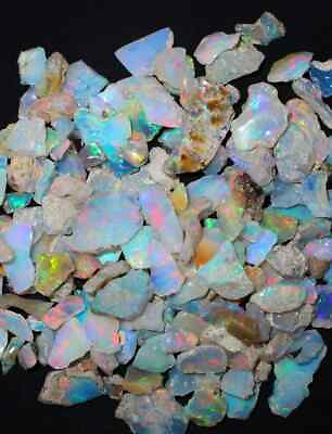 #ad Cut Grade Opal Rough Lot AAA Grade 10 Pieces Large Size Ethiopian Welo Opal Raw