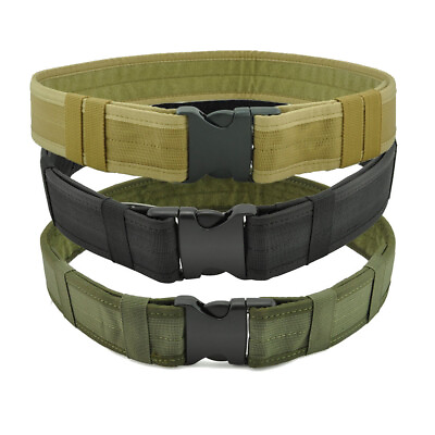 #ad Police Security Quick Release Rigger MOLLE Belt 1.9quot; Tactical Heavy Duty Belt US