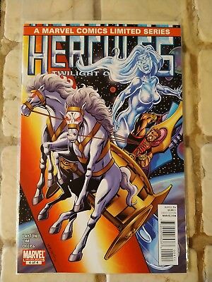 #ad Hercules Twilight Of A God #4 2010 Marvel Female Silver Surfer