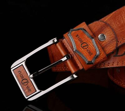 #ad Genuine buffalo leather belt for men