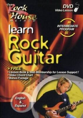 #ad The Rock House Method: Learn Rock Guitar Intermediate Program VERY GOOD