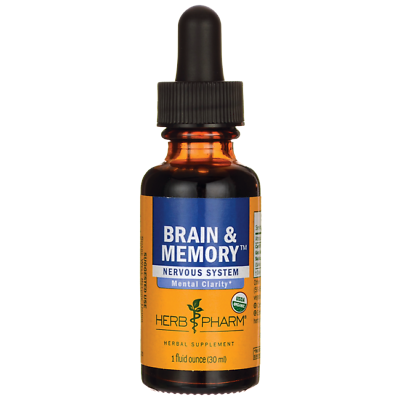 #ad #ad Herb Pharm Brain amp; Memory 1 fl oz Liq