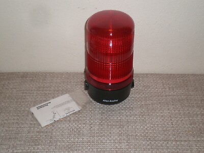 #ad New Allen Bradley 855BM T10FH4 Flashing Beacon Red 120 VAC Diameter: 120mm