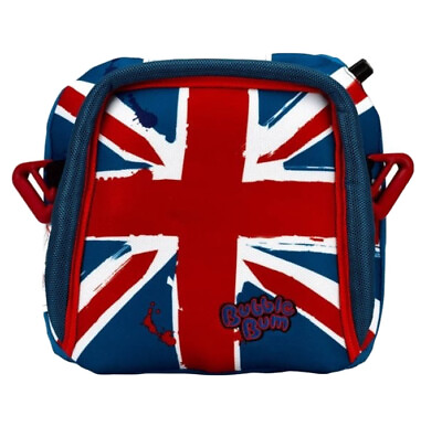 #ad BubbleBum Union Jack Portable Travel Booster Seat