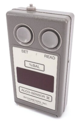 #ad PBT Police Alco Sensor III Intoximeter Breathalyzer PBT Lot E