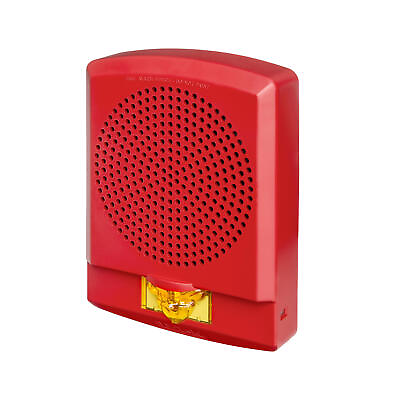 #ad #ad Eaton Wheelock LSPSTR3 NA Fire Alarm LED3 Speaker Amber Strobe Red NEW IN BOX
