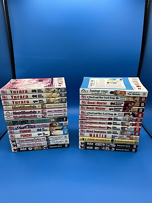 #ad 26 Mixed Assorted Manga Books Published By Viz Media All English Editions