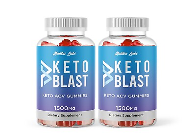 #ad Keto Blast Gummies 1500MG Once a Day Advanced Formula ACV Ketosis 2 Pack