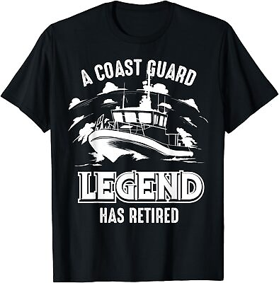 #ad #ad NEW LIMITED A Coast Guard Legend Has Retired Volunteer Gift T Shirt Size S 5XL