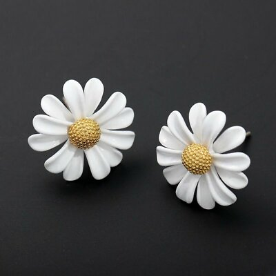 #ad Women Daisy Sunflower Earrings Drop Dangle Ear Stud Flower Fashion Jewelry Gift