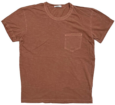 #ad Buck Mason Men#x27;s Slub Classic Pocket Straight Hem Crewneck Made in USA T Shirt