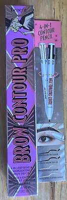 #ad Benefit Brow Contour Pro Eyebrow Pencil 4 in 1 Pencil Brown Black Light NEW
