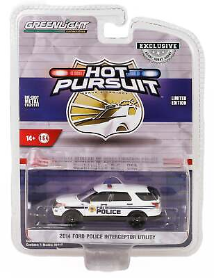 #ad #ad Greenlight Hot Pursuit FBI 2014 Ford Police Interceptor Hobby Exclusive 1:64