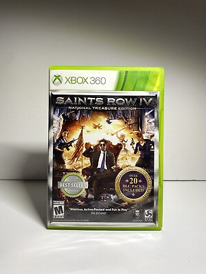 #ad Saints Row IV 4 National Treasure Edition Microsoft Xbox 360 2014 Complete