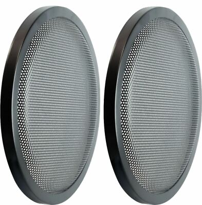 #ad PAIR 10quot; Heavy Duty High Excursion Subwoofer Speaker Classic Grill Grills Cover