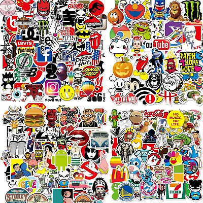 #ad 100 200 300 Skateboard Stickers Bomb Vinyl Laptop Luggage Decal Dope waterbottle