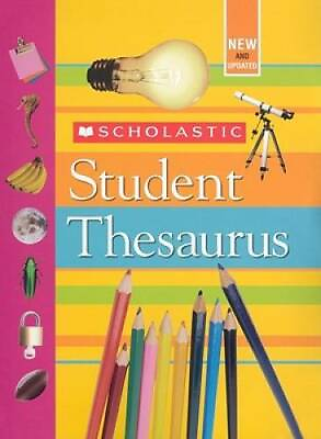 #ad Scholastic Student Thesaurus Hardcover By Bollard John GOOD