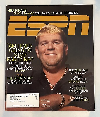 #ad ESPN The Magazine June 2006 John Daly Cover