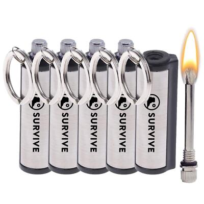 #ad Permanent Match Pack of 5 the Forever Lighter Emergency Fire Starter Striker.
