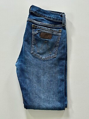 #ad #ad Wrangler Retro Jeans Mens 32x32 Slim Boot Western Cowboy Stretch Flex Denim Blue