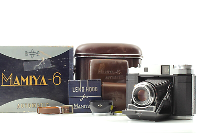 #ad Rare MINT Box Fullset Mamiya Six 6 Automat 6x6 Medium Format Film Camera JAPAN