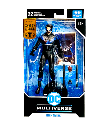 #ad McFarlane DC Multiverse NIGHTWING DC vs Vampires Gold Label Figure WalMart 2024