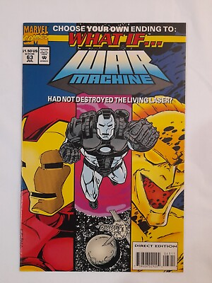 #ad WHAT IF: WARMACHINE Had Not Destroyed The Living Laser Issue #63 Marvel Comics