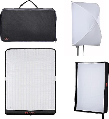 #ad Falcon Eyes RX 18TD Kit Dimmable 3000K 5600K 100W with Softbox Diffuser