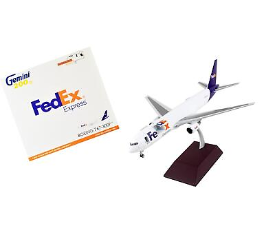 #ad Boeing 767 300F Commercial Aircraft Federal Express White With Purple Tail 1 200