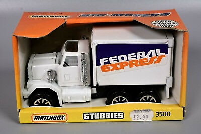 #ad Matchbox Big Movers Stubbies Federal Express Truck