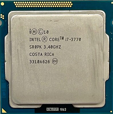 #ad Intel Core i7 3770 3.40GHz LGA1155 77W Quad Core 8MB 64 Bit Processor SR0PK