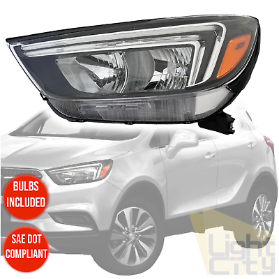 #ad Halogen For 2017 2022 Buick Encore Driver Side Head Lamp Assembly LED DRL LH