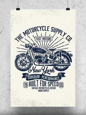 #ad The Motorcycle Supply Co. Poster Image by Shutterstock