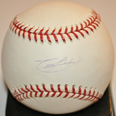 #ad Timo Perez 2005 White Sox 2006 Cardinals Mets Tigers Signed ML Baseball COA