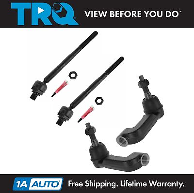 #ad TRQ 4 Piece Kit Inner Outer Tie Rod Ends for 06 07 Jeep Liberty Truck SUV New