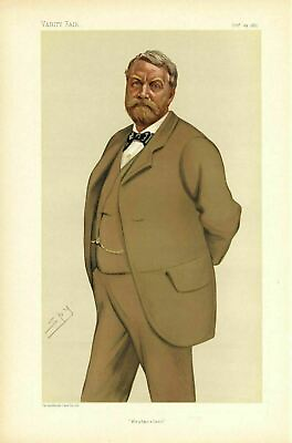#ad MEMBER OF PARLIAMENT FOR THE FAMILY COUNTY OF WESTMORLAND VANITY FAIR CARICATURE