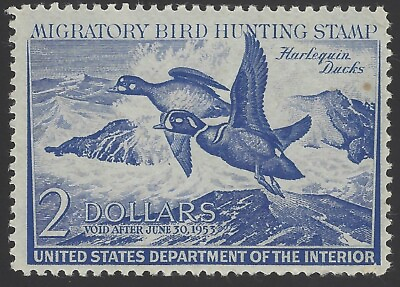 #ad #ad US Scott #RW19 MNH OG VF 1952 US Federal Duck Stamp