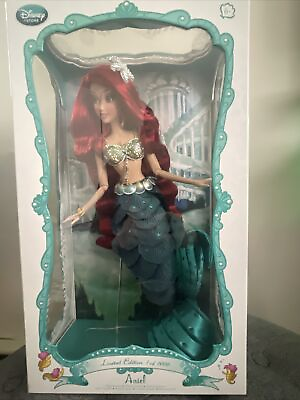 #ad Disney Limited Edition Ariel 17” Doll 1 Of 6000