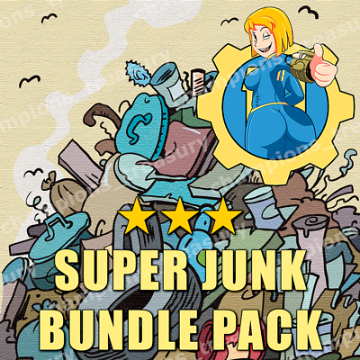 #ad PC ⭐⭐⭐ SUPER Junk Bundle Pack 21k each Junk and 21k each Flux 40k Caps MAX